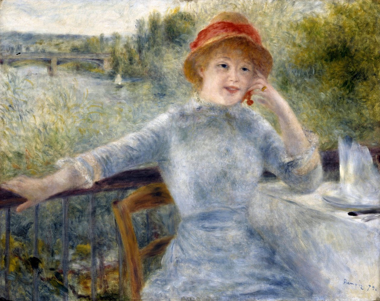 Alphonsine Fournaise, 1879 autorstwa Pierre Auguste Renoir