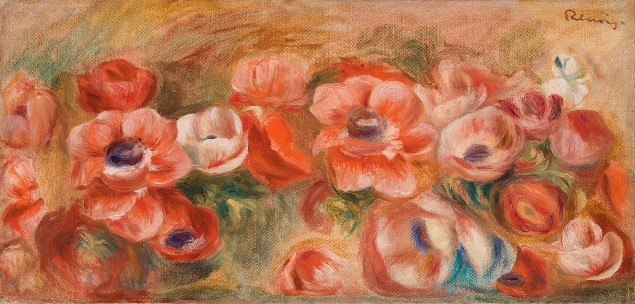 Zawilce (Zawilce) autorstwa Pierre Auguste Renoir