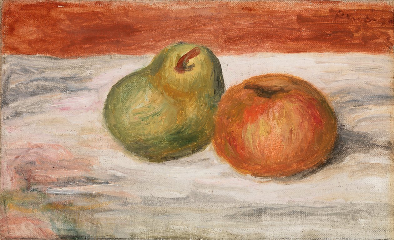 Jabłko i Gruszka autorstwa Pierre Auguste Renoir