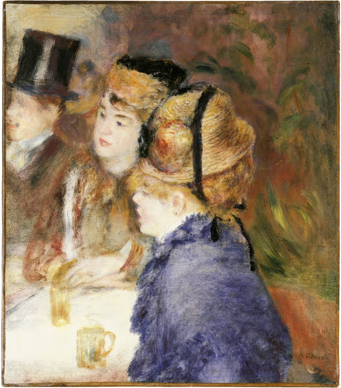 W kawiarni autorstwa Pierre Auguste Renoir