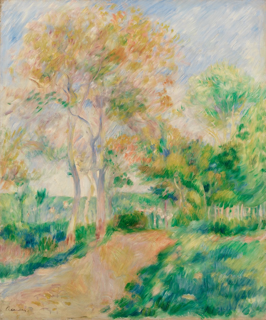 Jesienny krajobraz autorstwa Pierre Auguste Renoir