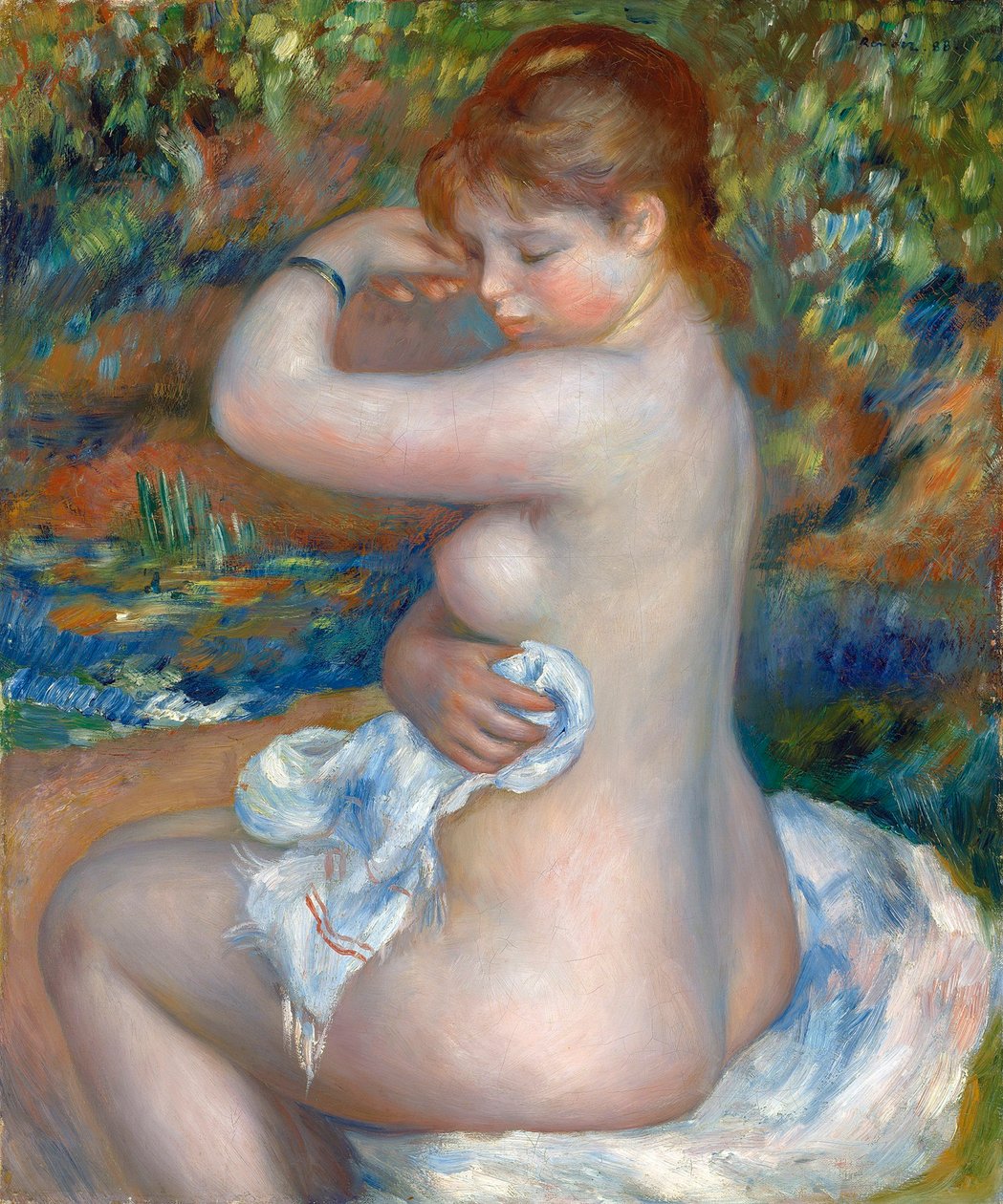 Baigneuse, 1888 r. autorstwa Pierre Auguste Renoir