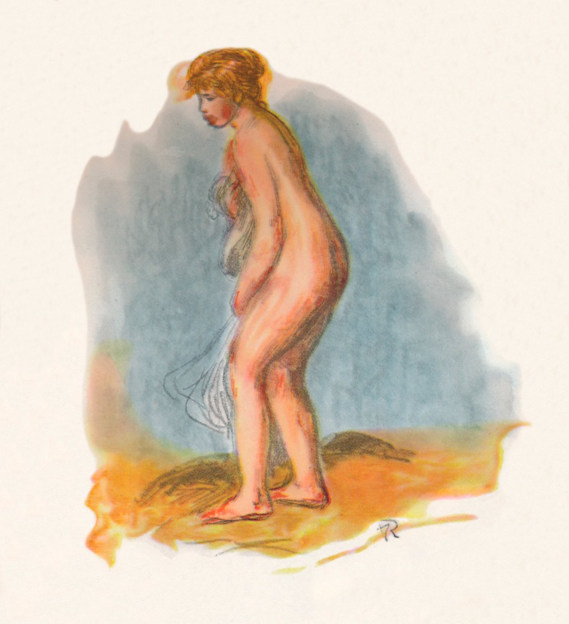 Kąpiący się stojący, 1946 autorstwa Pierre Auguste Renoir