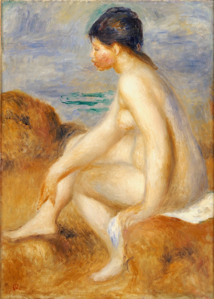 Kąpiący się, ok. 1892-93 autorstwa Pierre Auguste Renoir