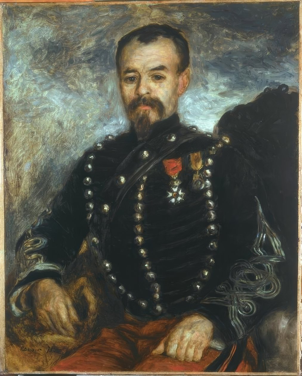 Bildnis Kapitan Darras autorstwa Pierre Auguste Renoir