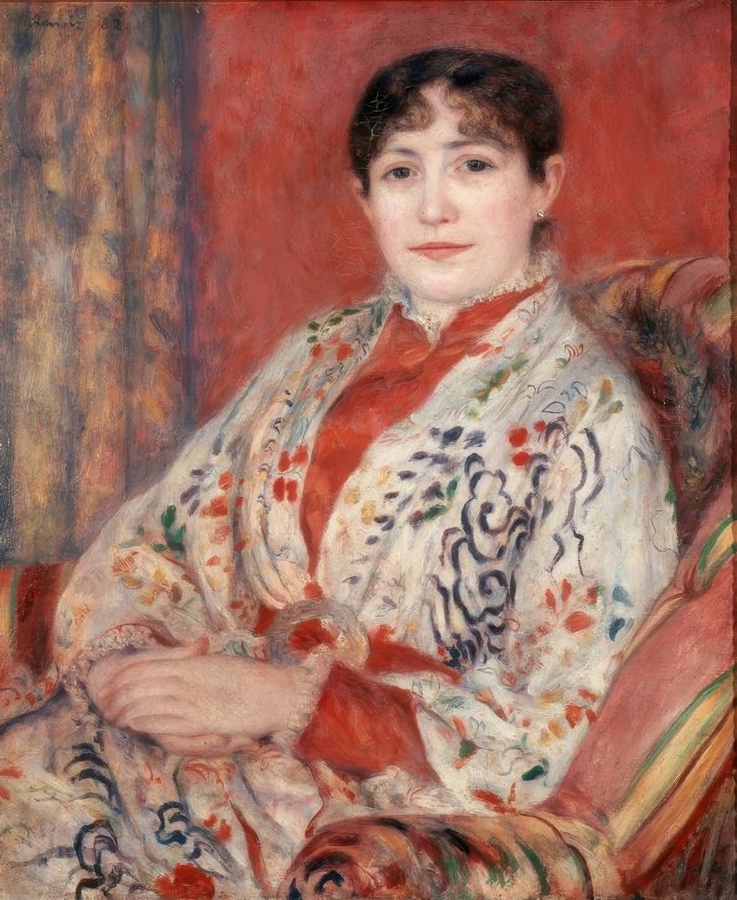 Portret Madame Leriaaux autorstwa Pierre Auguste Renoir