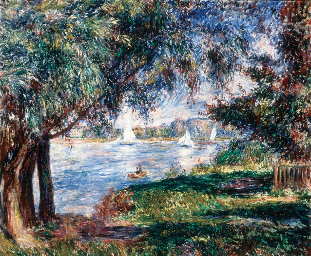 Bougival, 1888. autorstwa Pierre Auguste Renoir