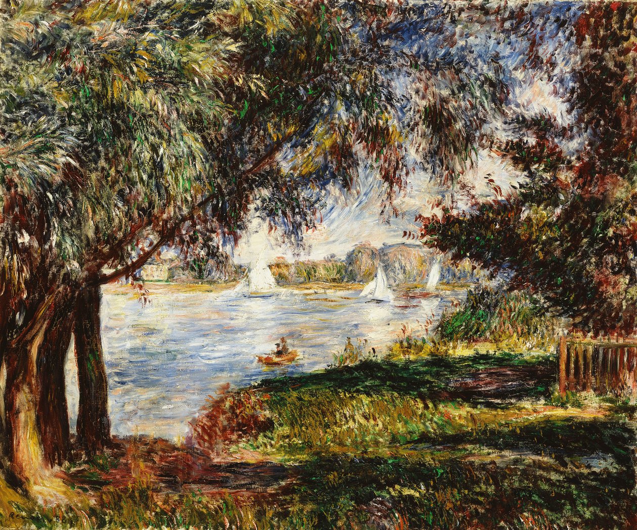 Bougival, 1888 autorstwa Pierre Auguste Renoir
