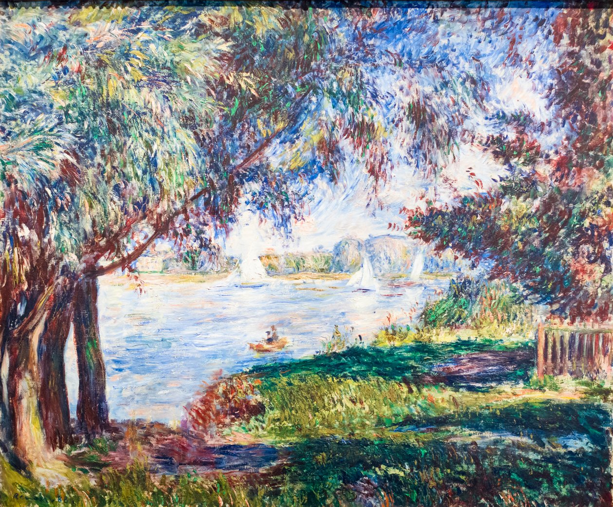 Bougival, ok. 1888 (olej na płótnie) autorstwa Pierre Auguste Renoir
