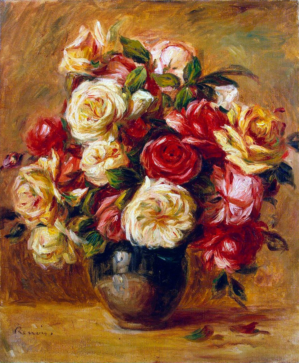 Bukiet róż, ok. 1909. autorstwa Pierre Auguste Renoir