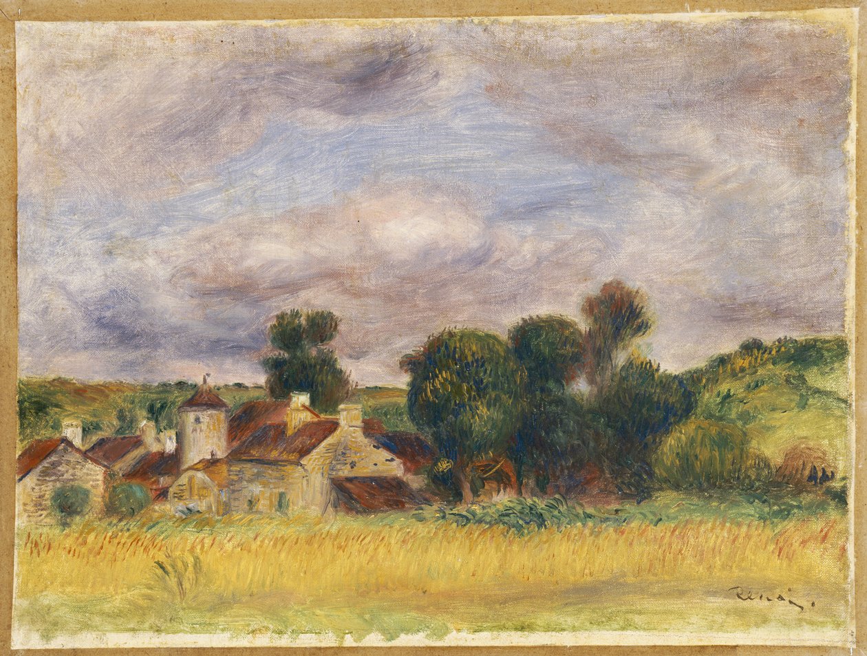 Bretania wieś, ok. 1892 autorstwa Pierre Auguste Renoir