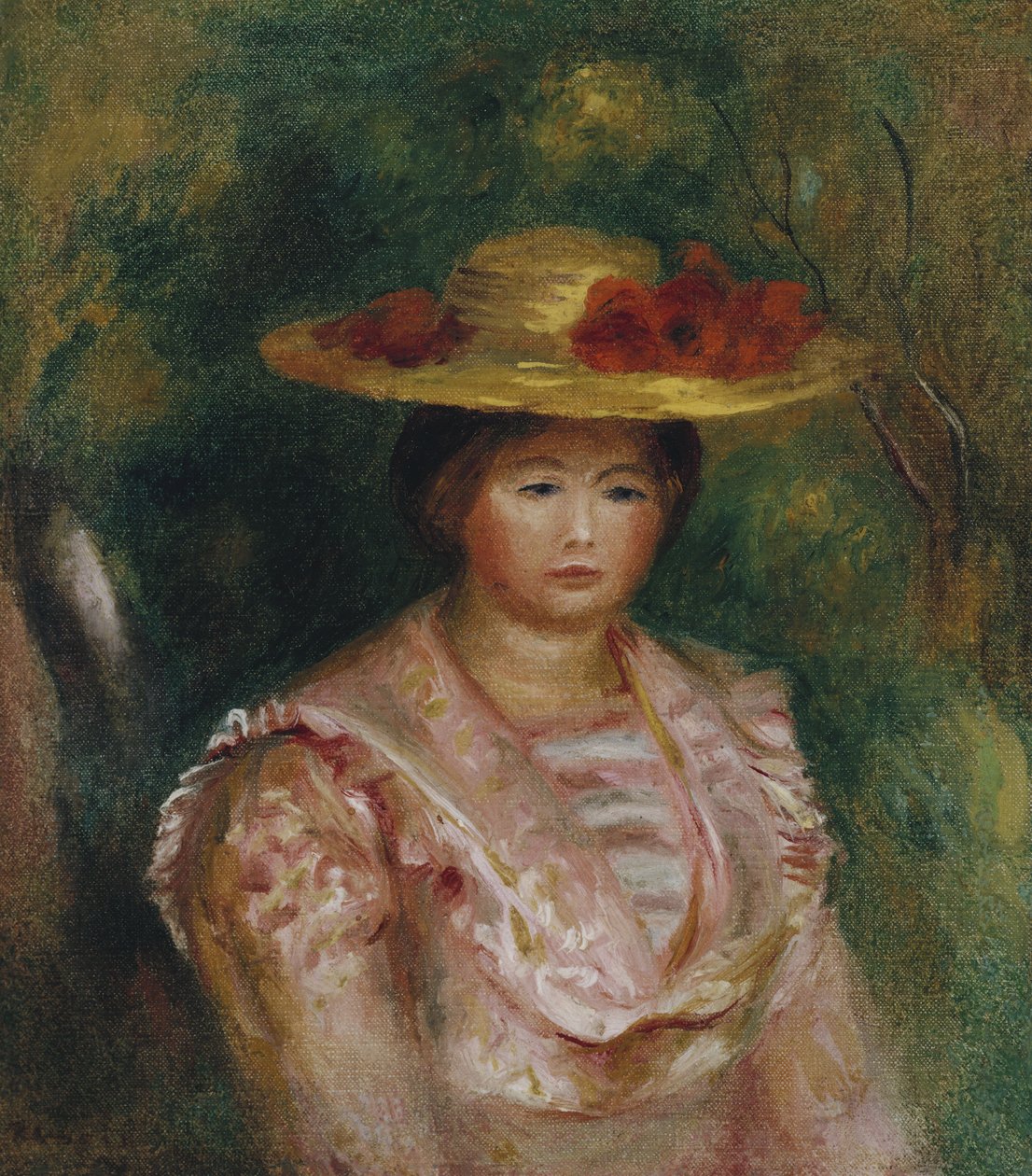 Popiersie kobiety autorstwa Pierre Auguste Renoir