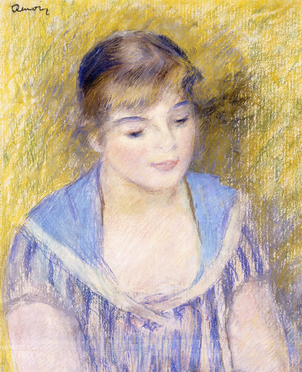 Popiersie kobiety, autorstwa Pierre Auguste Renoir