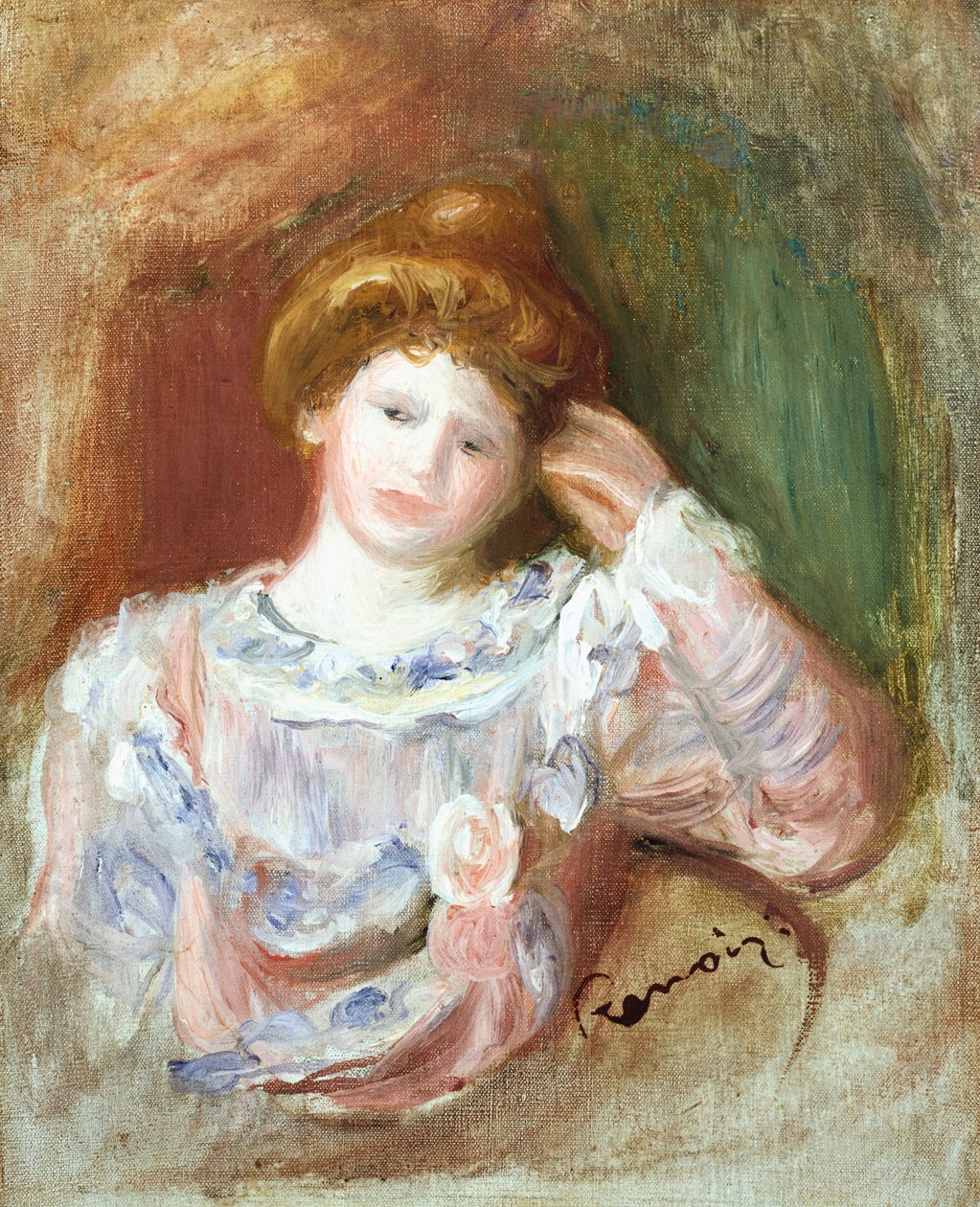 Popiersie kobiety, ok. 1907 autorstwa Pierre Auguste Renoir