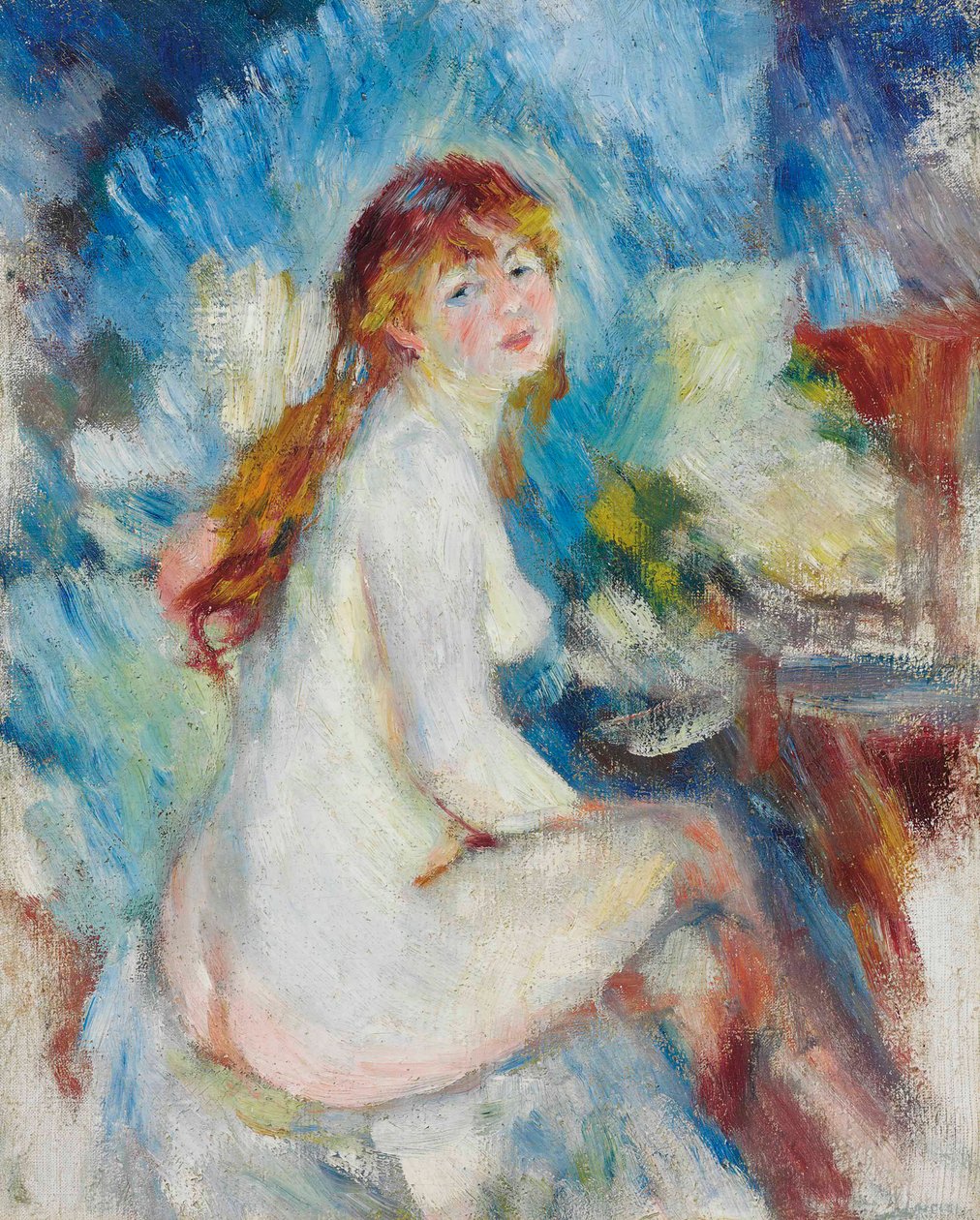 Popiersie nagiej kobiety, ok. 1879 r. autorstwa Pierre Auguste Renoir