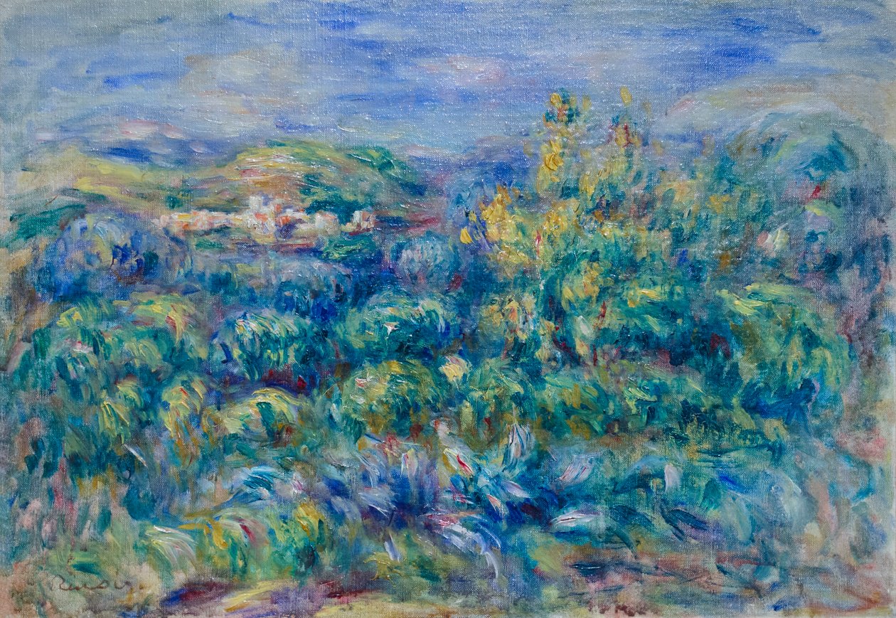 Krajobraz Cagnesa autorstwa Pierre Auguste Renoir
