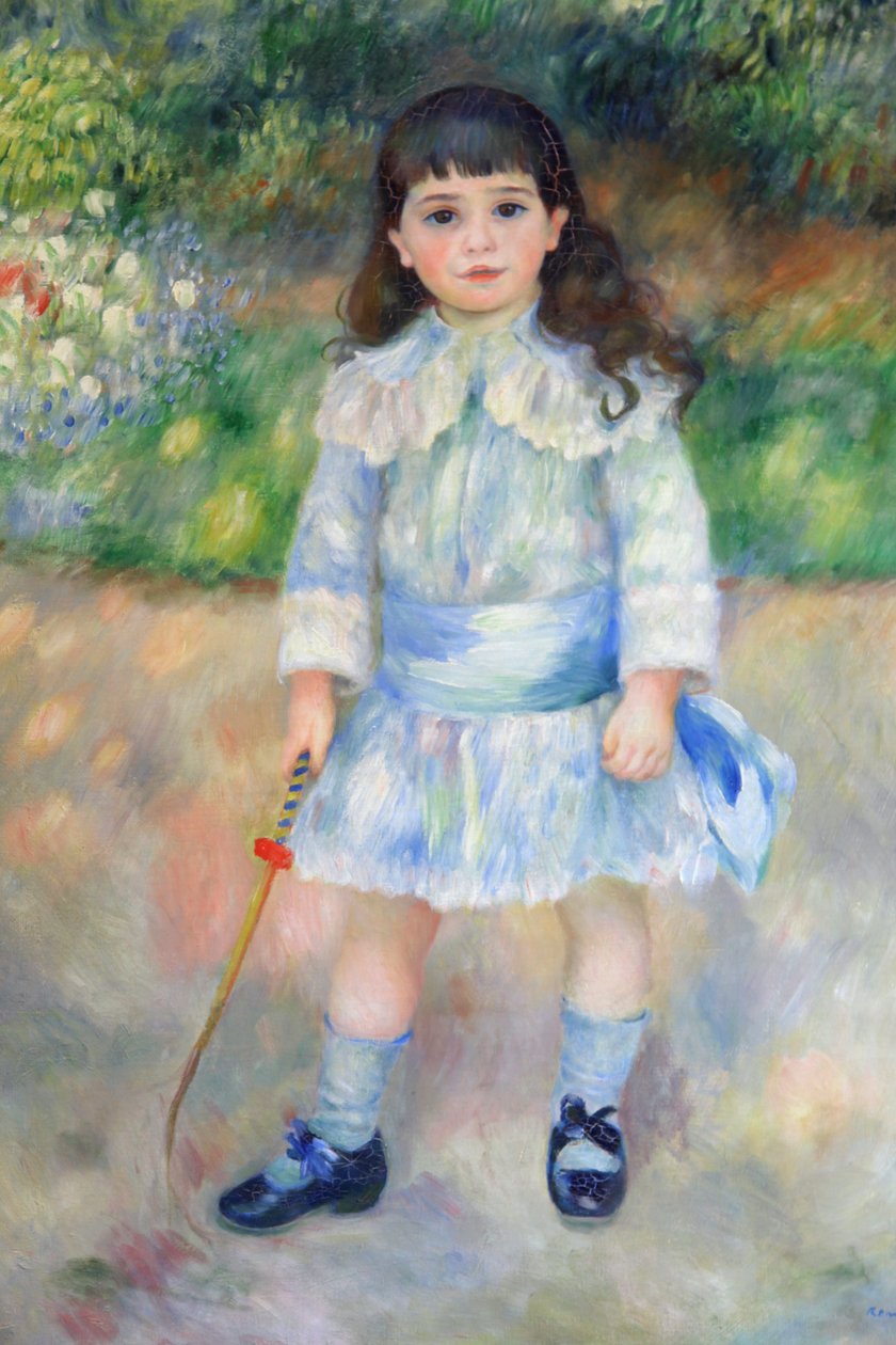 „Dziecko z batem”, 1885 autorstwa Pierre Auguste Renoir