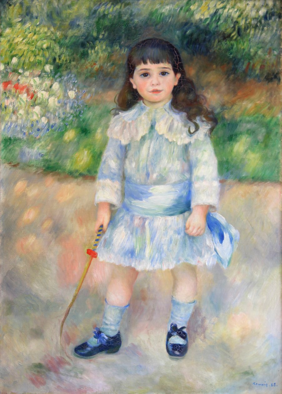„Dziecko z batem”, 1885 autorstwa Pierre Auguste Renoir