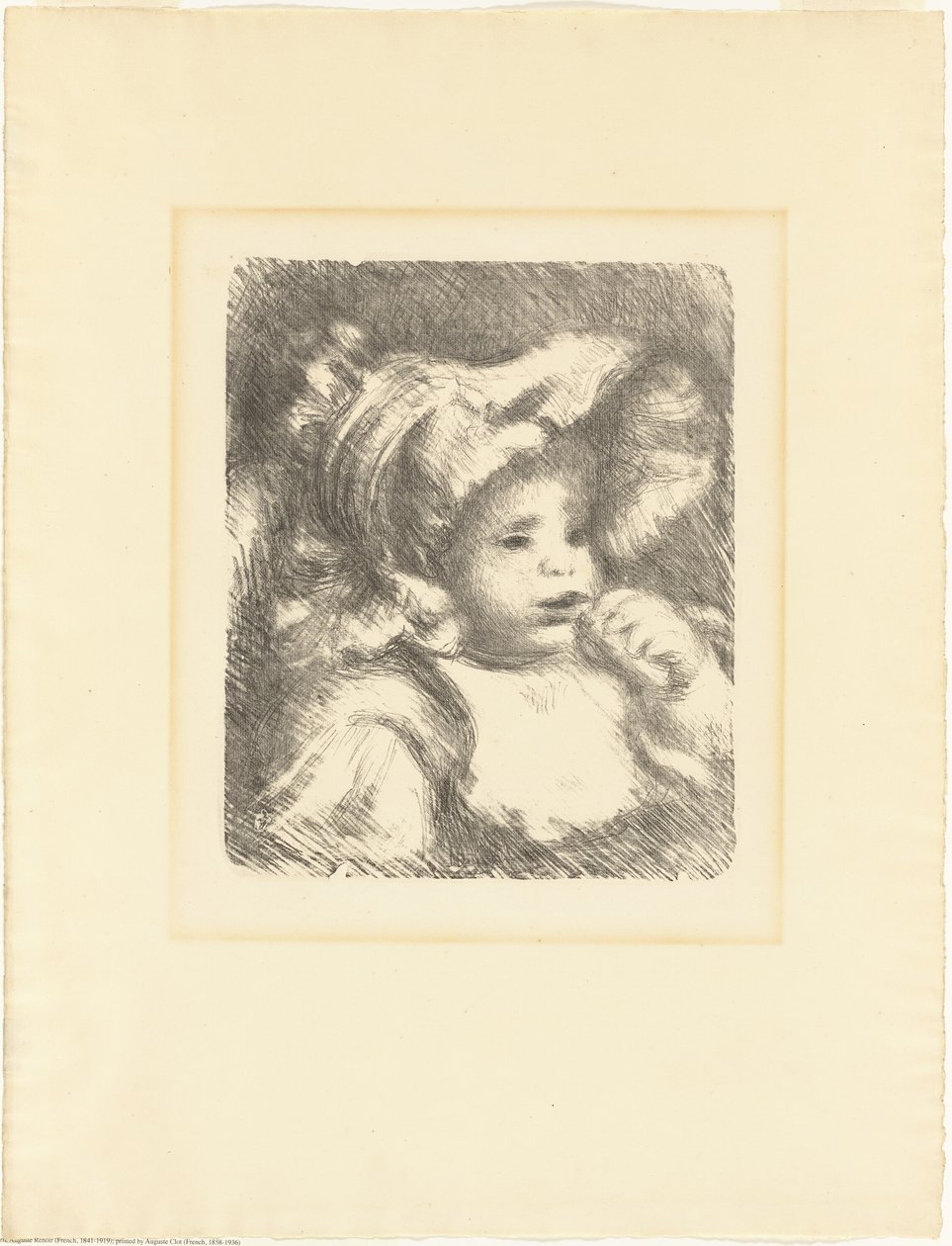 Dziecko z ciastkiem (Jean Renoir) autorstwa Pierre Auguste Renoir