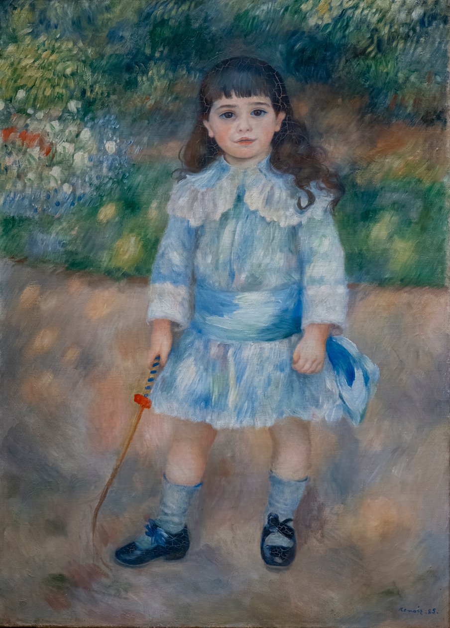 Dziecko z batem autorstwa Pierre Auguste Renoir