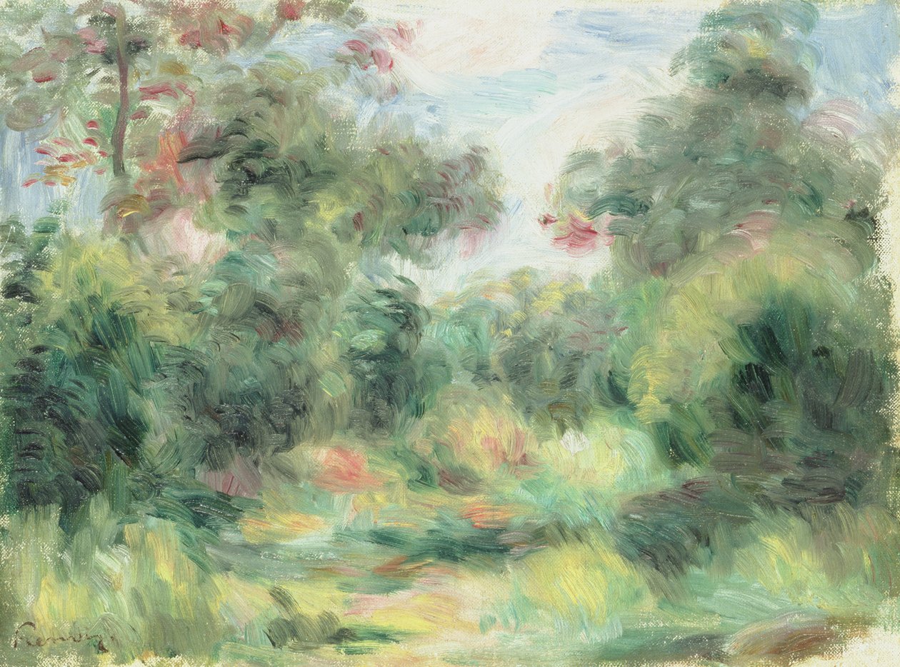 Clairiere, ok. 1900 (olej na płótnie) autorstwa Pierre Auguste Renoir