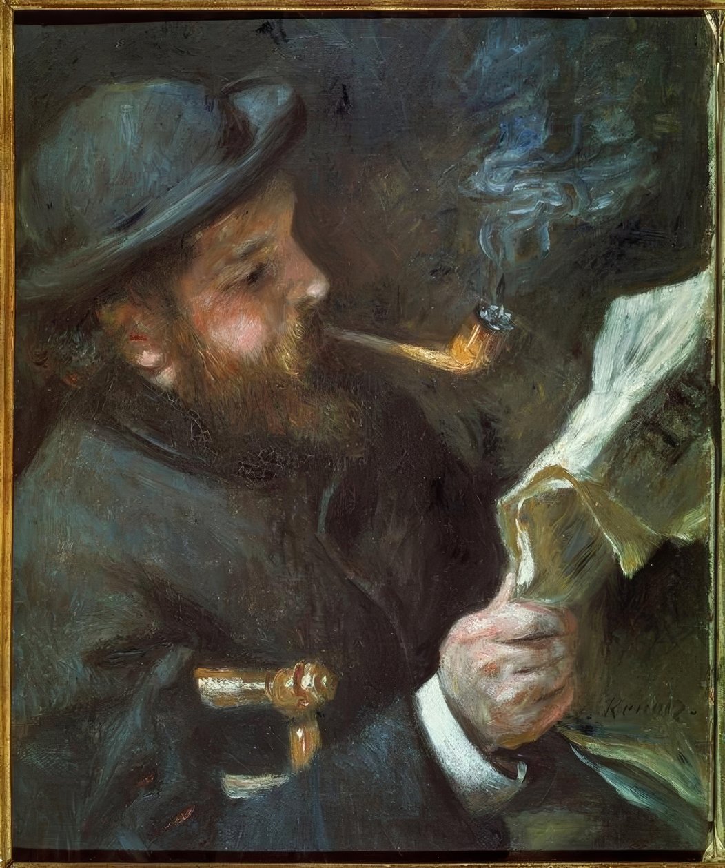 Claude Monet autorstwa Pierre Auguste Renoir