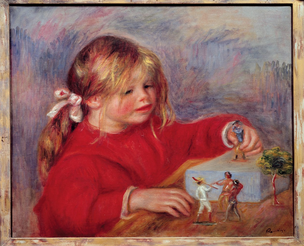 Grający Claude Renoir autorstwa Pierre Auguste Renoir