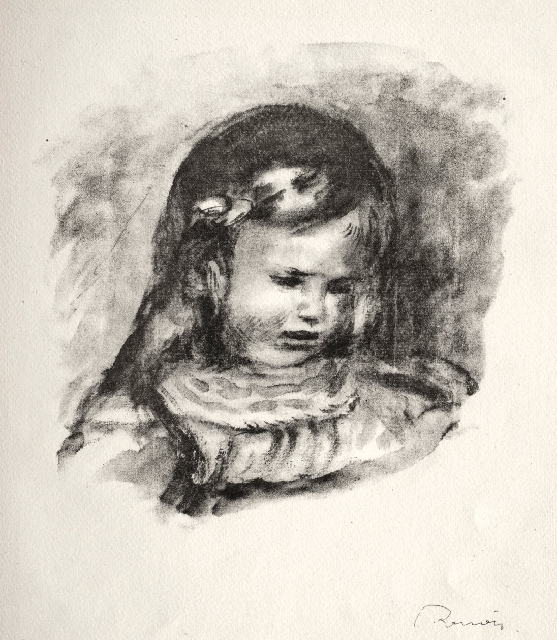 Claude Renoir, Głową w dół, 1904. autorstwa Pierre Auguste Renoir