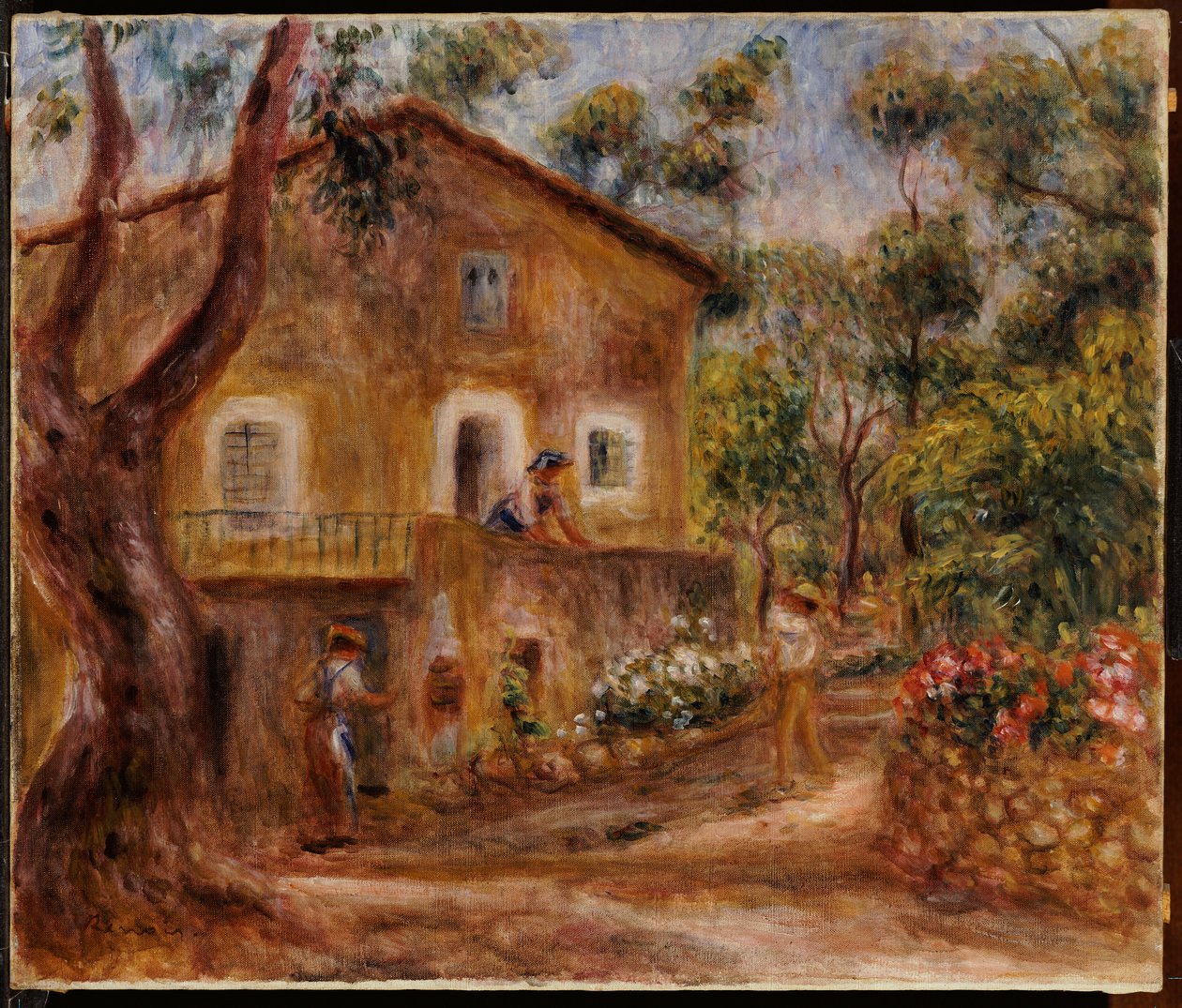 Dom Collette w Cagne, 1912 autorstwa Pierre Auguste Renoir