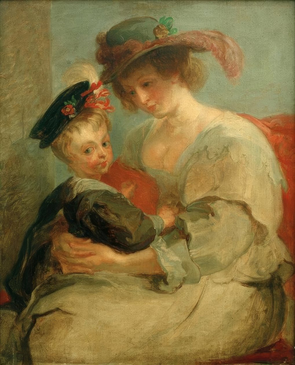 Kopiuj po Rubens autorstwa Pierre Auguste Renoir