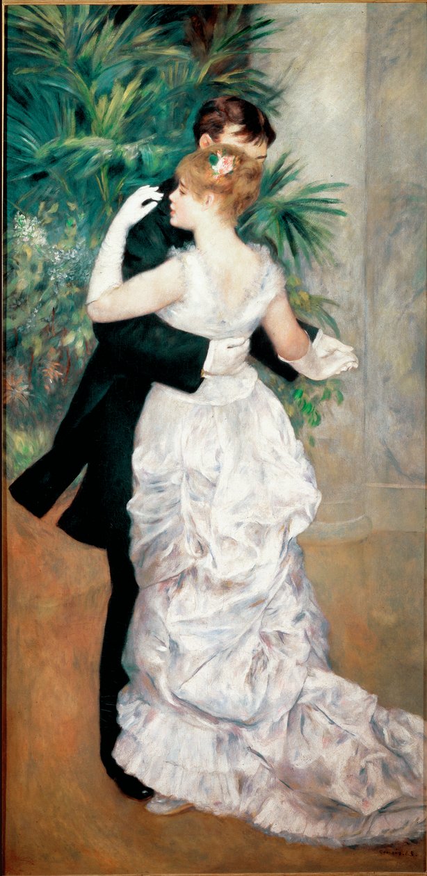 Taniec w mieście autorstwa Pierre Auguste Renoir