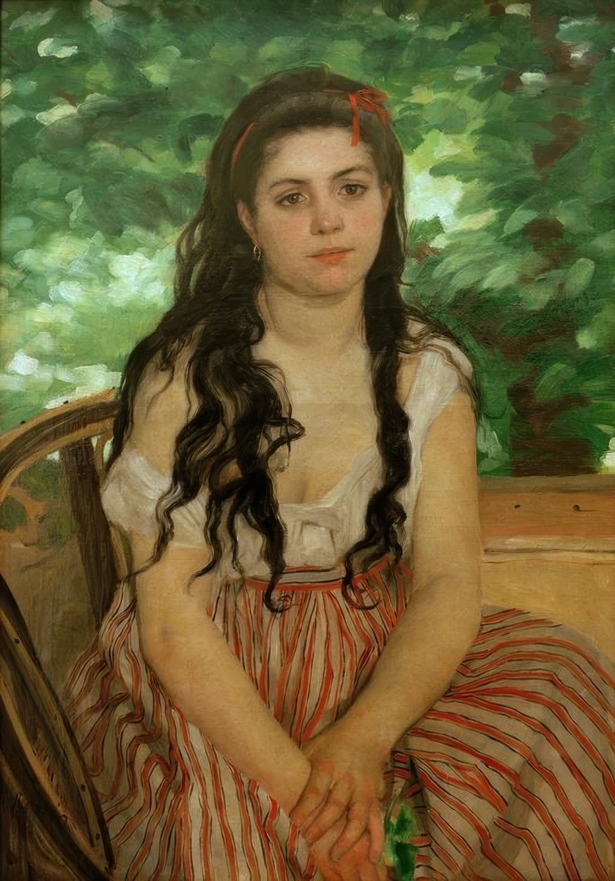 Latem studiuj autorstwa Pierre Auguste Renoir