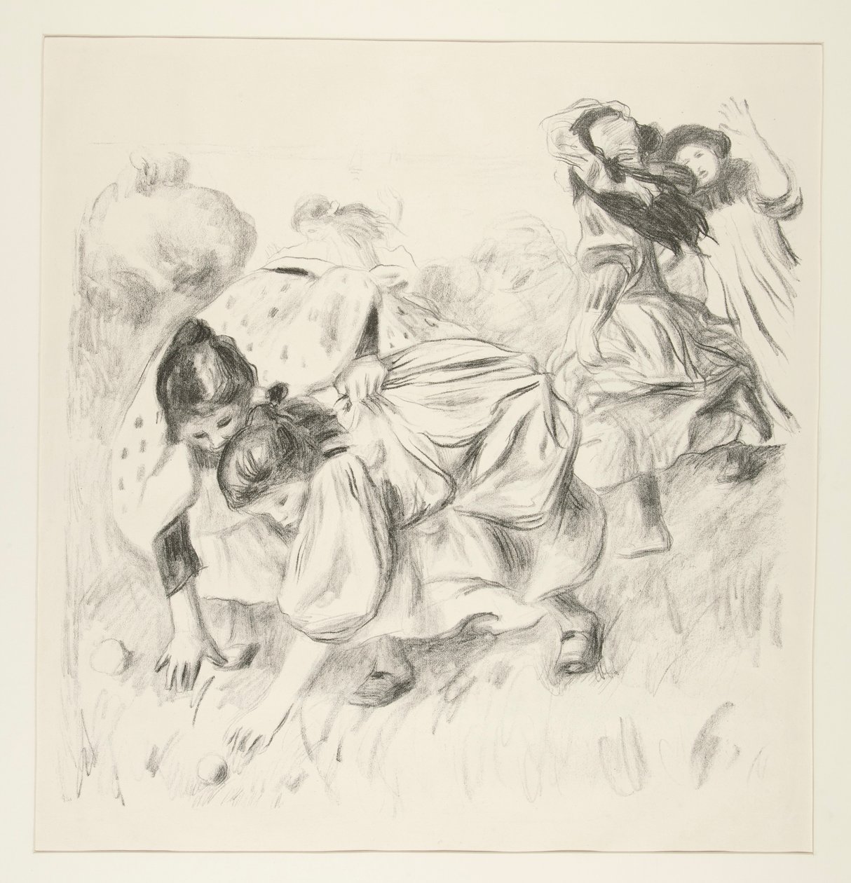 Bawiące się dzieci? piłka (Dzieci bawiące się piłką) autorstwa Pierre Auguste Renoir