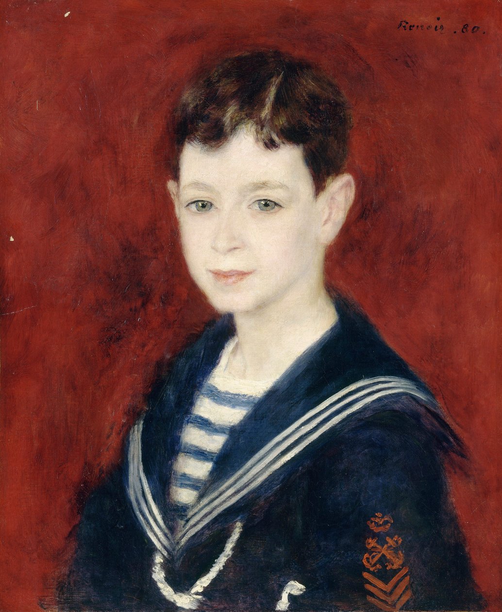 Fernand Halphen jako chłopiec, 1880 autorstwa Pierre Auguste Renoir
