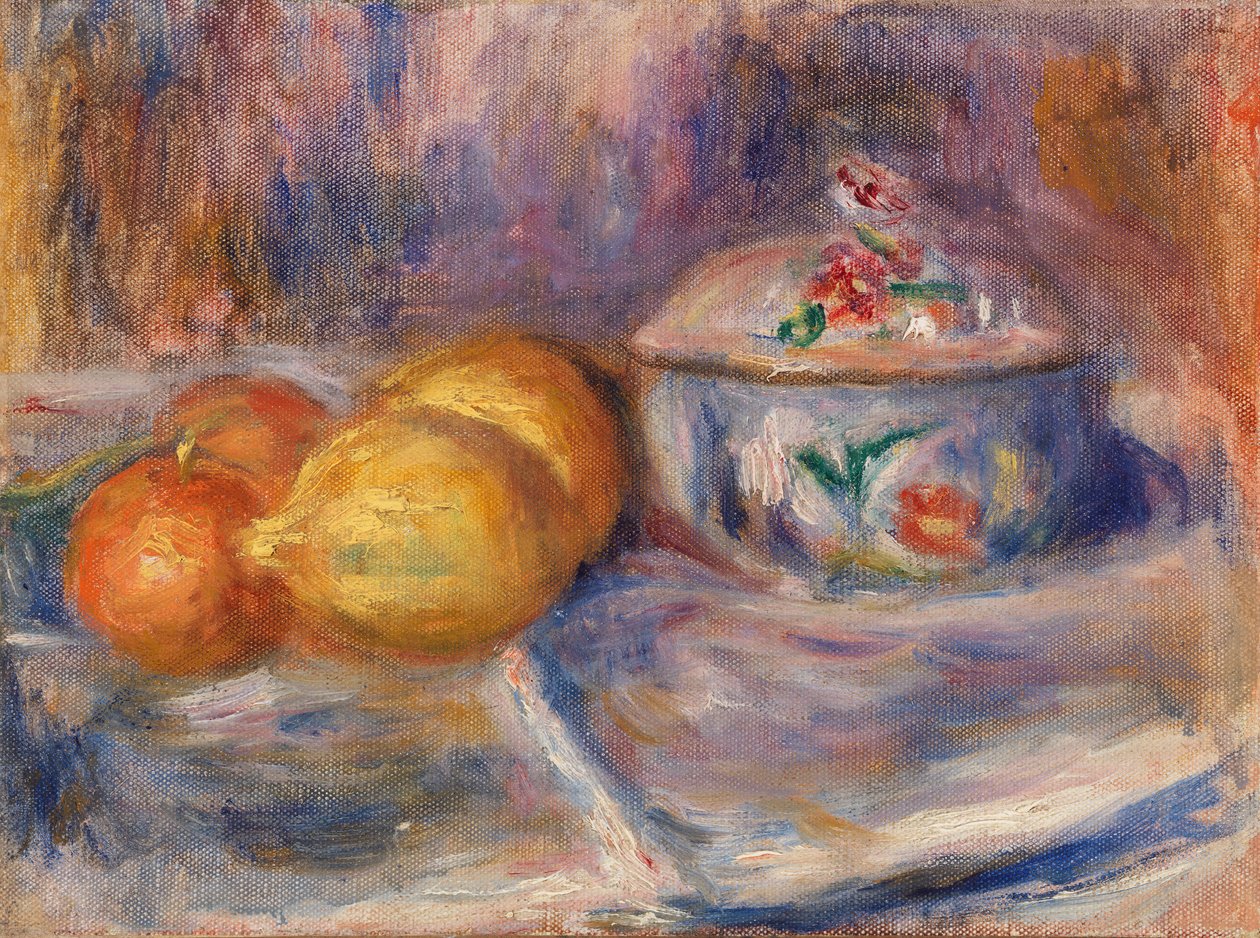 Owoce i Bonbonniere autorstwa Pierre Auguste Renoir