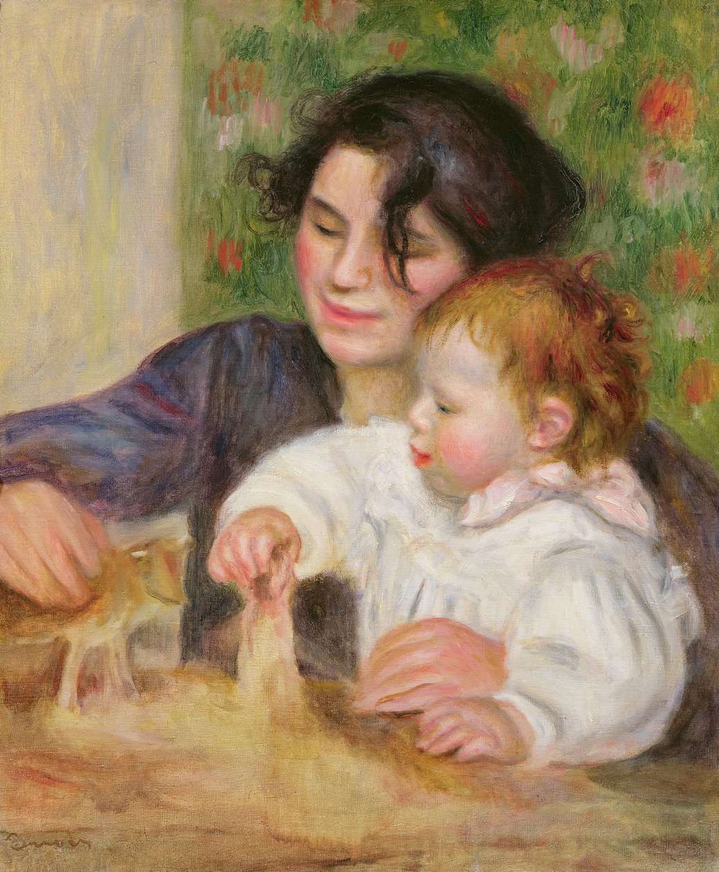 Gabrielle i Jean, c.1895-6 (olej na płótnie) autorstwa Pierre Auguste Renoir