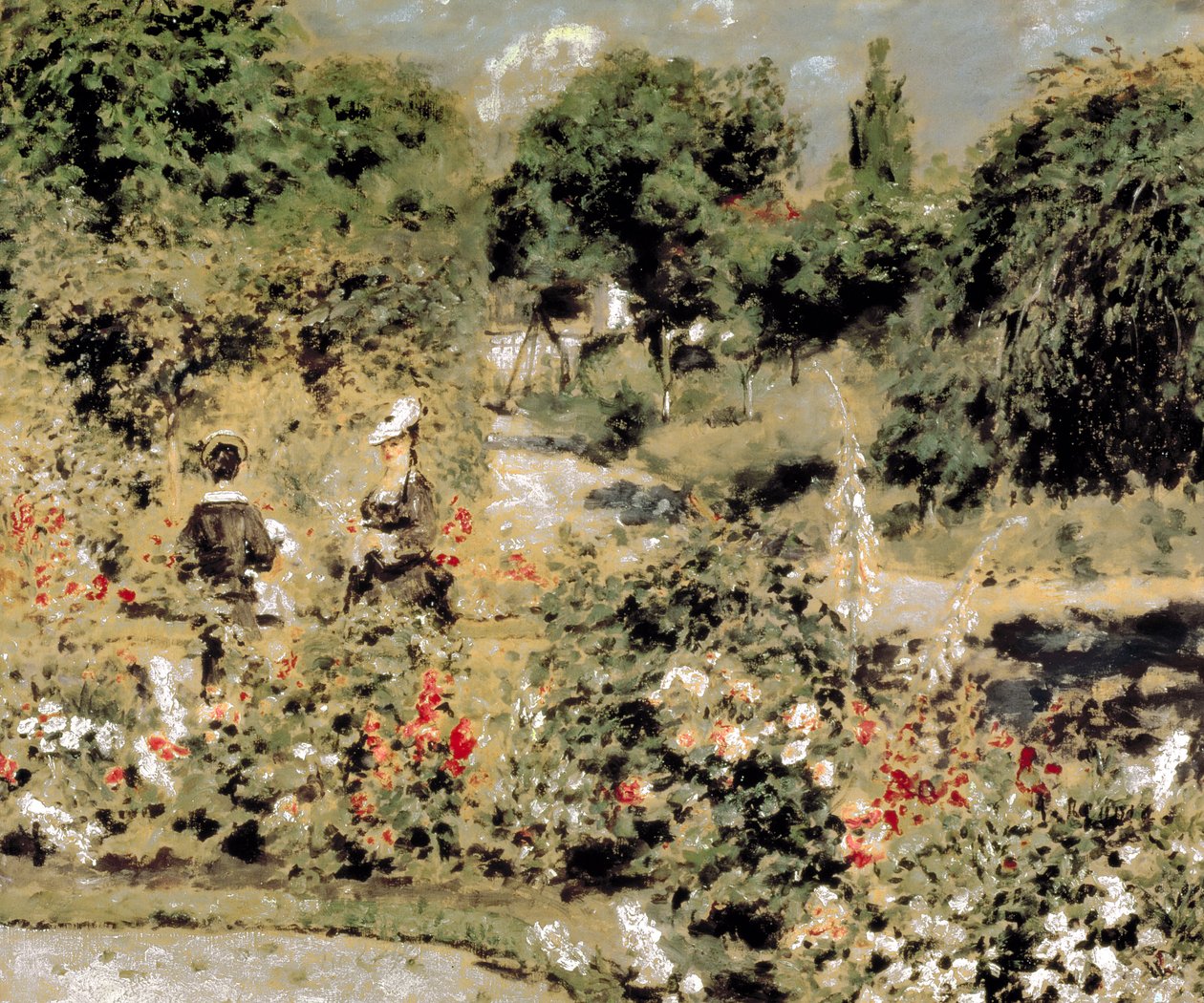 Ogród w Fontenay-aux-Roses, ok. 1873-74 (olej na płótnie) autorstwa Pierre Auguste Renoir