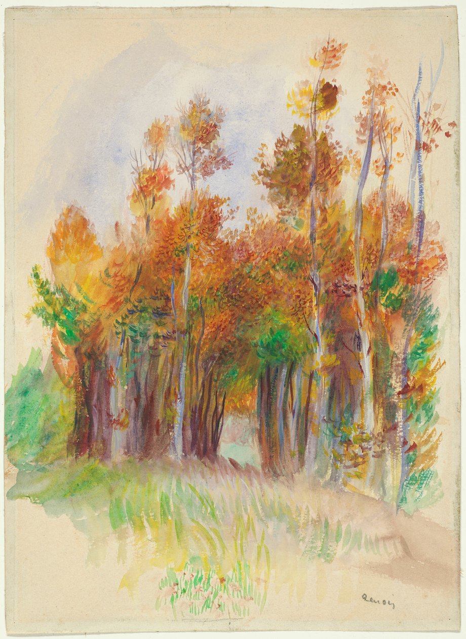 Gaj Drzew autorstwa Pierre Auguste Renoir