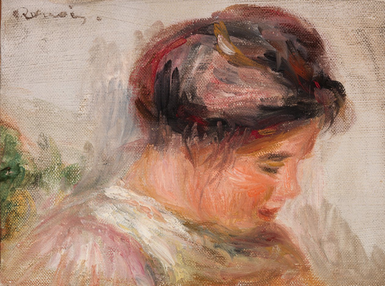 Szef Młodej Dziewczyny autorstwa Pierre Auguste Renoir