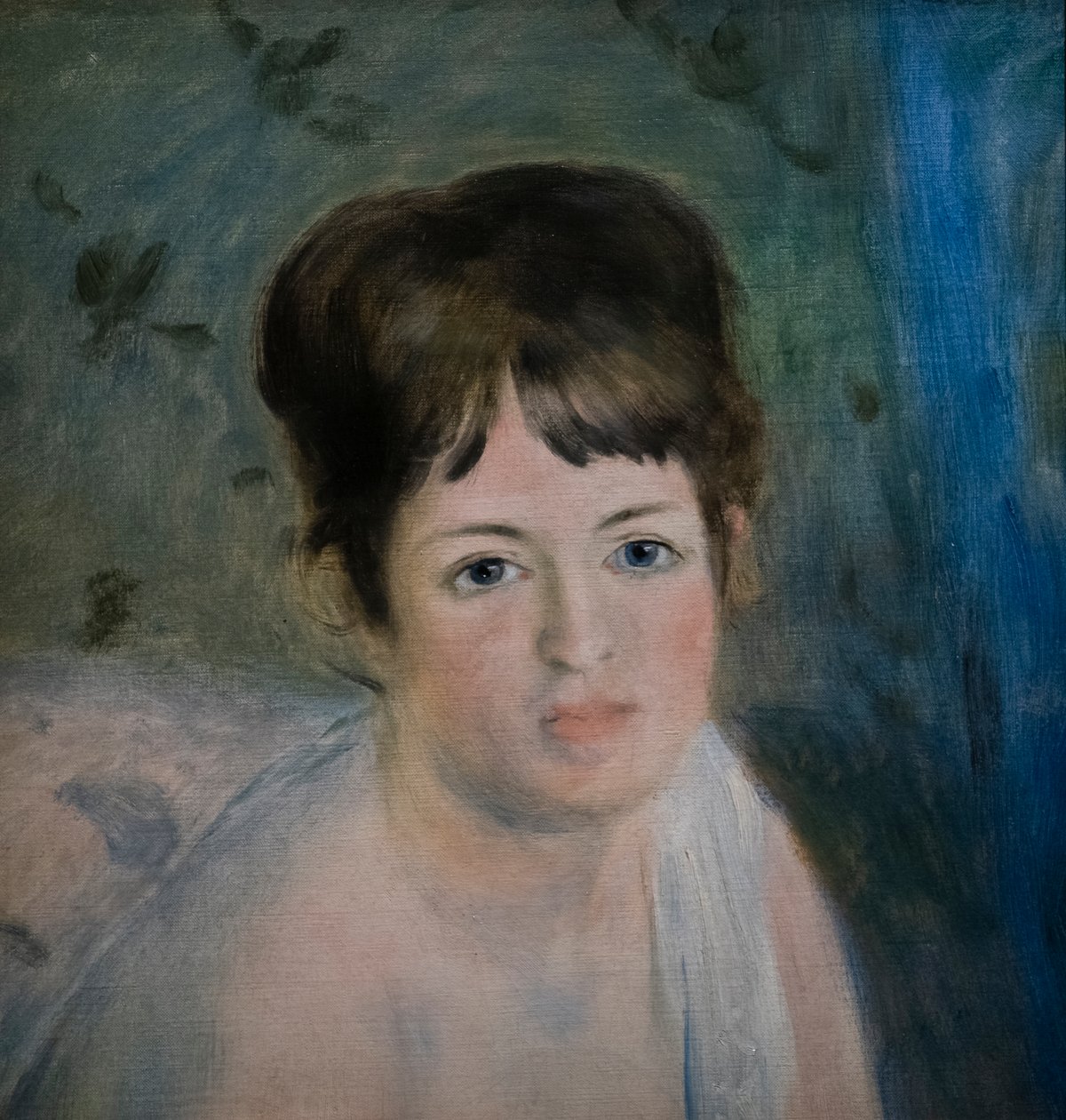 Głowa kobiety autorstwa Pierre Auguste Renoir