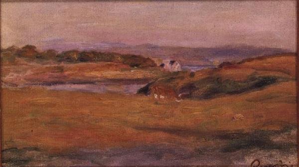 Pagórkowaty krajobraz autorstwa Pierre Auguste Renoir