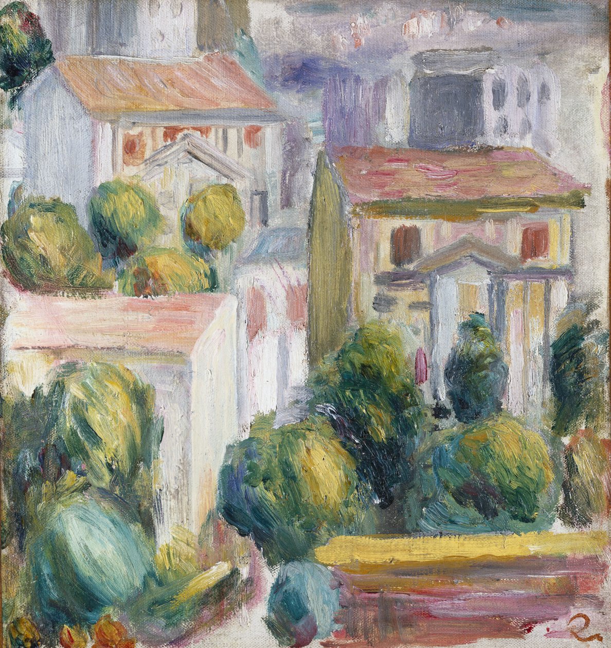 Dom w Cagnes autorstwa Pierre Auguste Renoir