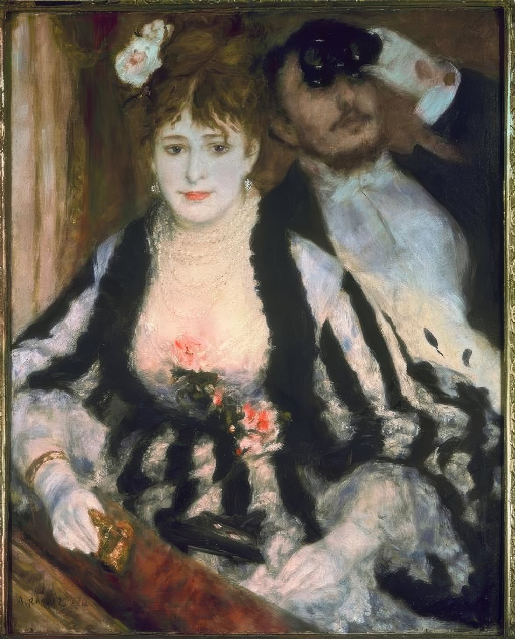 W pudełku teatralnym autorstwa Pierre Auguste Renoir