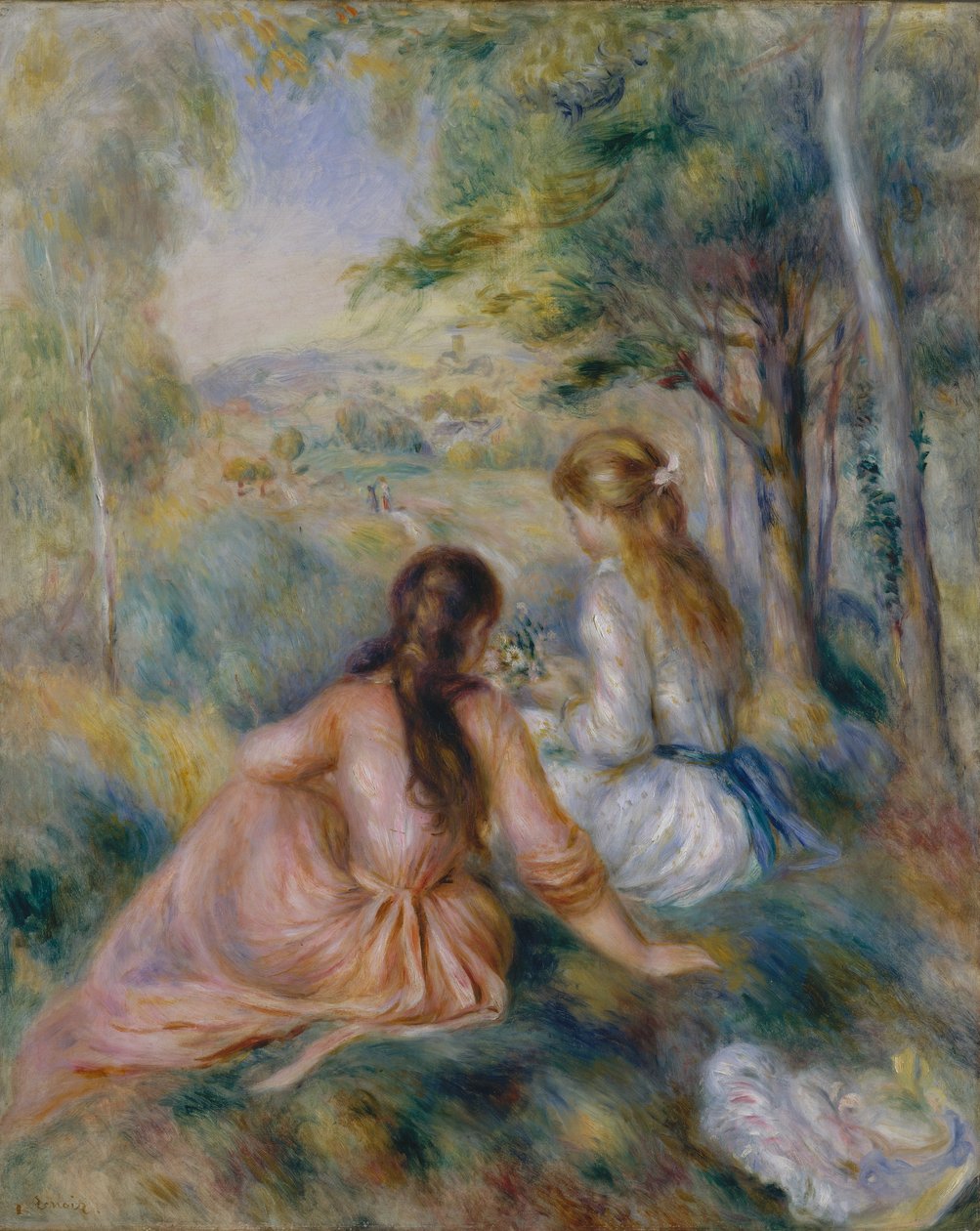 Na łące, 1888-92. autorstwa Pierre Auguste Renoir