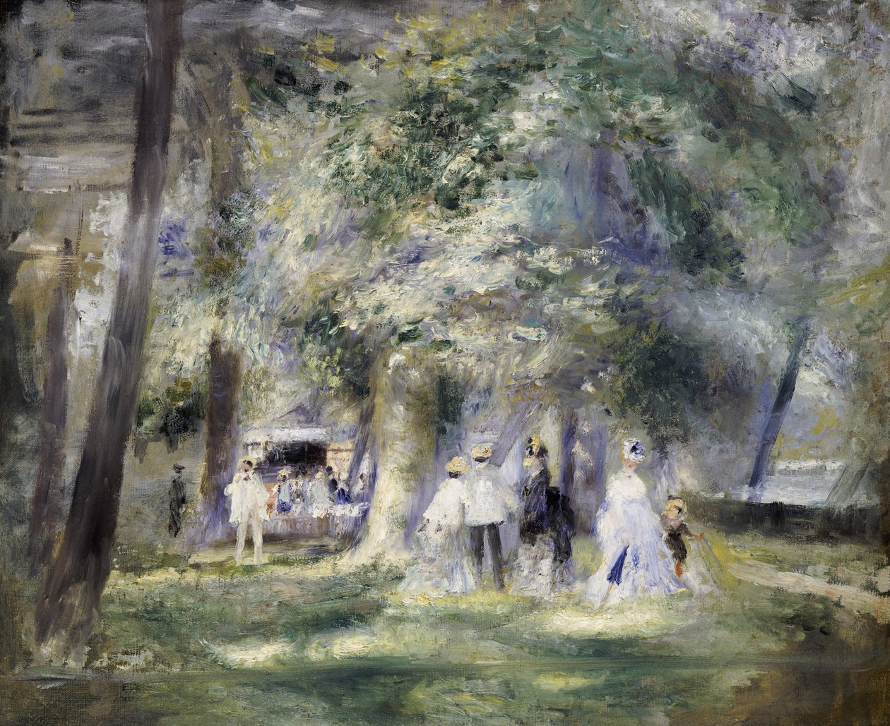 W parku w Saint-Cloud, 1866 autorstwa Pierre Auguste Renoir