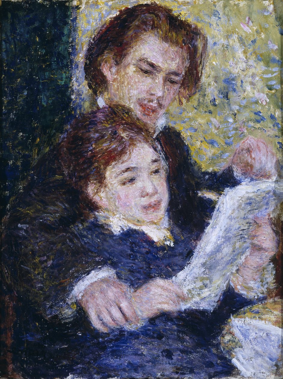 W studiu: Georges Riviere i Marguerite Legrand autorstwa Pierre Auguste Renoir