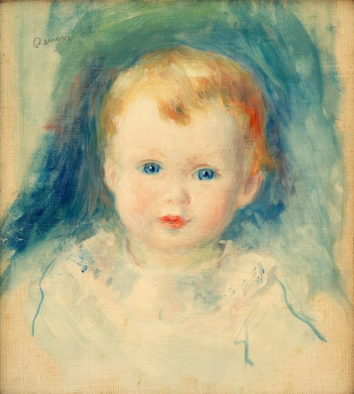 Portret dziecka autorstwa Pierre Auguste Renoir