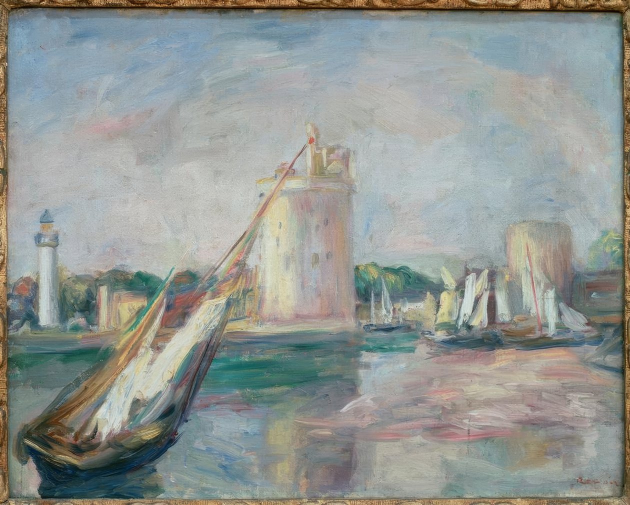 Wejście do portu La Rochelle autorstwa Pierre Auguste Renoir