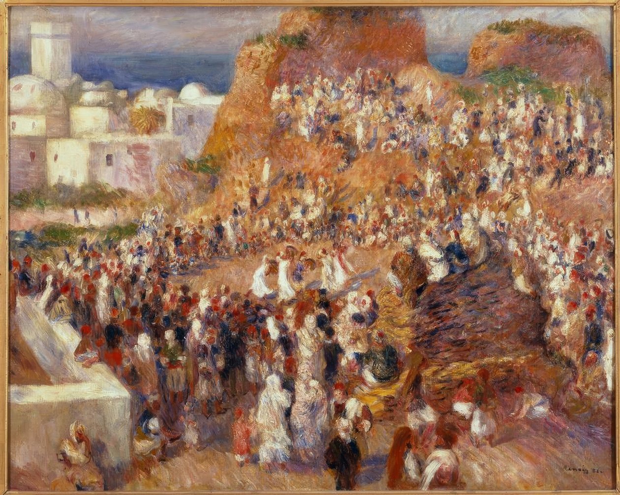 Meczet, festiwal arabski autorstwa Pierre Auguste Renoir