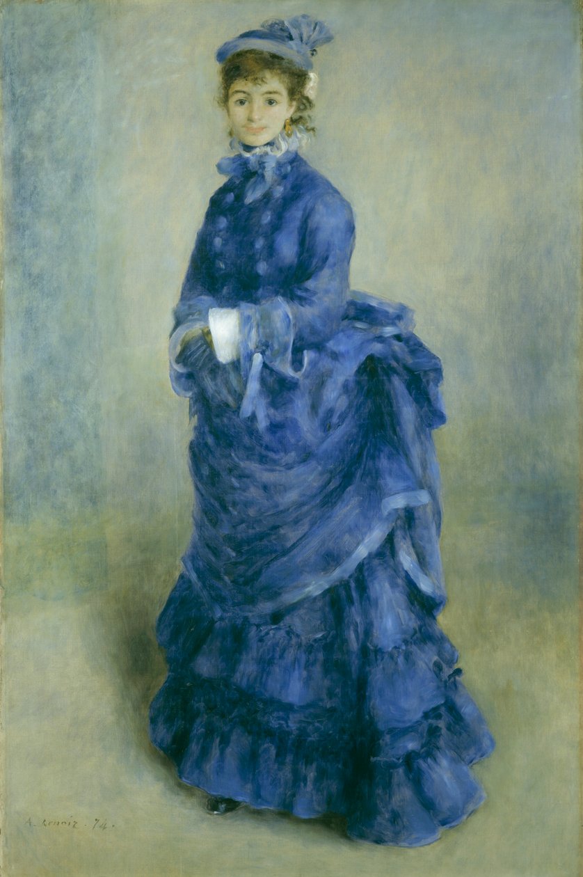 „Paryżanin”, 1874 autorstwa Pierre Auguste Renoir